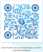 Mallo Academy Skype QR